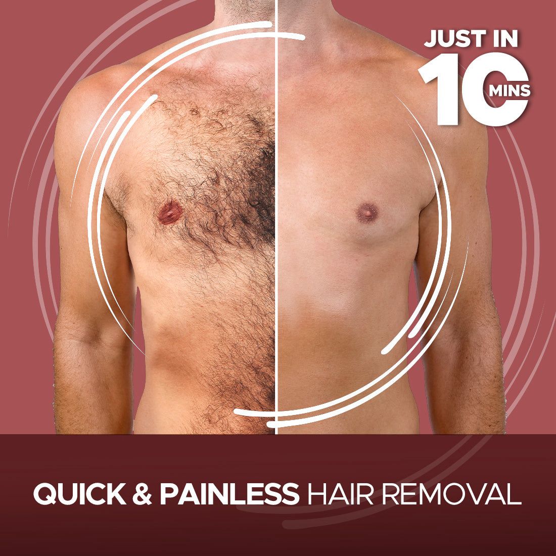 Before and After - Dark armpits to smooth