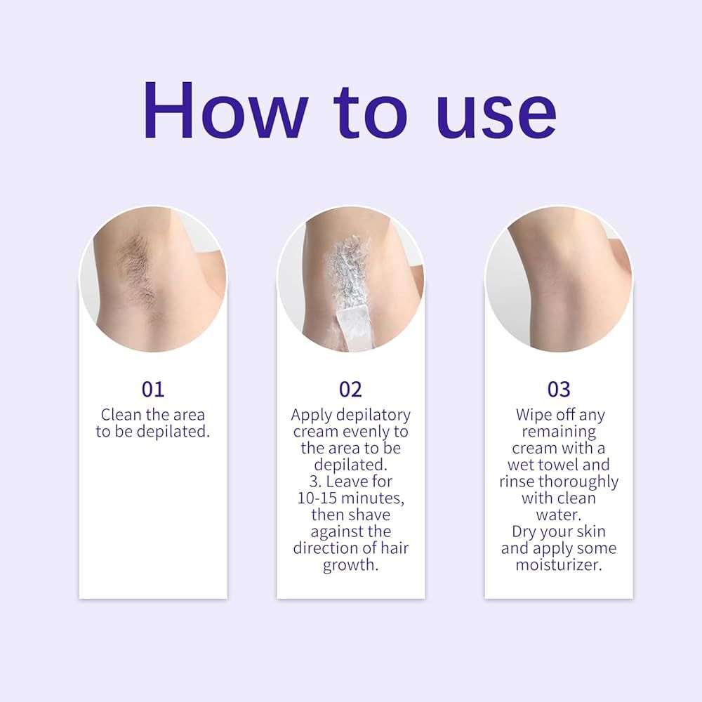 Painless Hair Removal Cream gentle ingredients