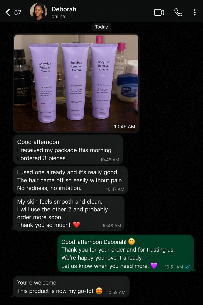 WhatsApp testimonial - Zainab Usman